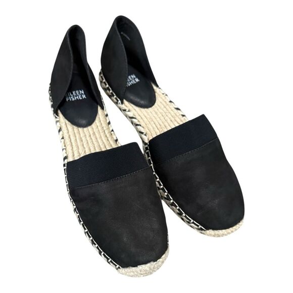 Eileen Fisher Lady Tumbled Nubuck Espadrille size 9 - Picture 8 of 14